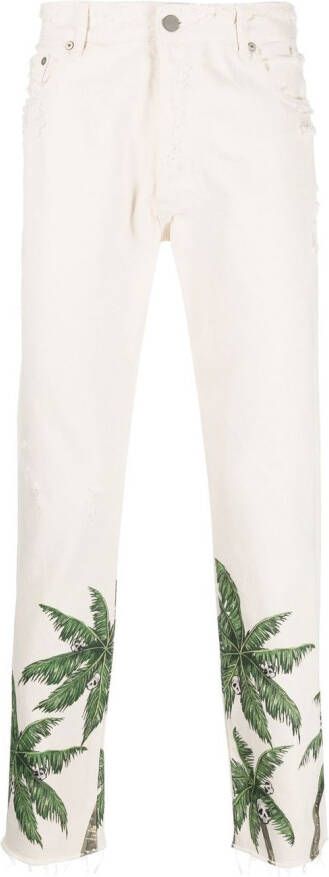 Palm Angels Straight jeans Beige