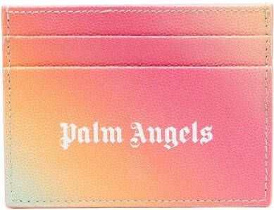 Palm Angels Pasjeshouder met logoprint Roze