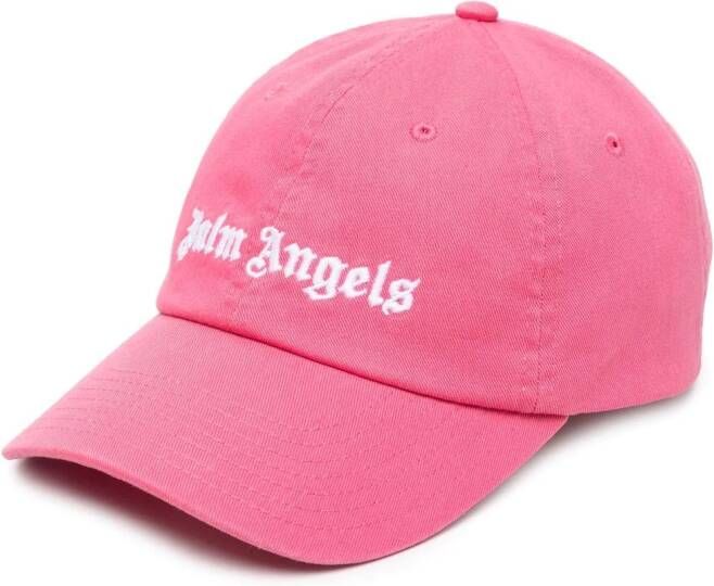 Palm Angels Pet met geborduurd logo Roze