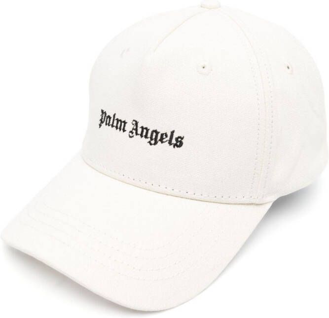 Palm Angels Pet met logoprint Wit