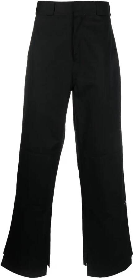 Palm Angels sartorial loose-fit cotton trousers Zwart