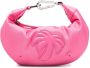 Palm Angels Schoudertas met logoplakkaat Roze - Thumbnail 1