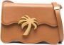 Palm Angels Schoudertas met palmboomprint Bruin - Thumbnail 1