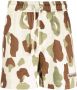 Palm Angels Shorts met camouflageprint Beige - Thumbnail 1