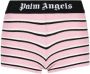 Palm Angels Shorts met logostreep Roze - Thumbnail 1