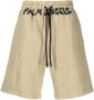 Palm Angels Shorts met trekkoord Groen - Thumbnail 1