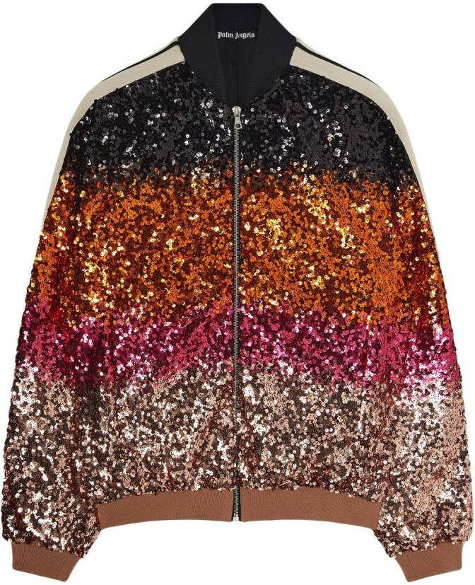 Palm Angels Bomberjack met print Veelkleurig