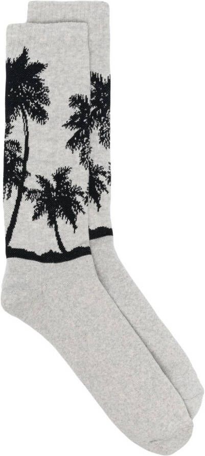 Palm Angels Sokken met patroon Grijs