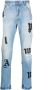 Palm Angels Straight jeans Blauw - Thumbnail 1