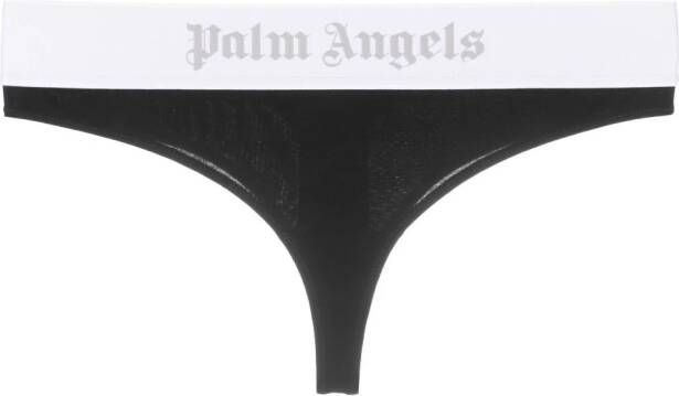 Palm Angels String met logoband Zwart