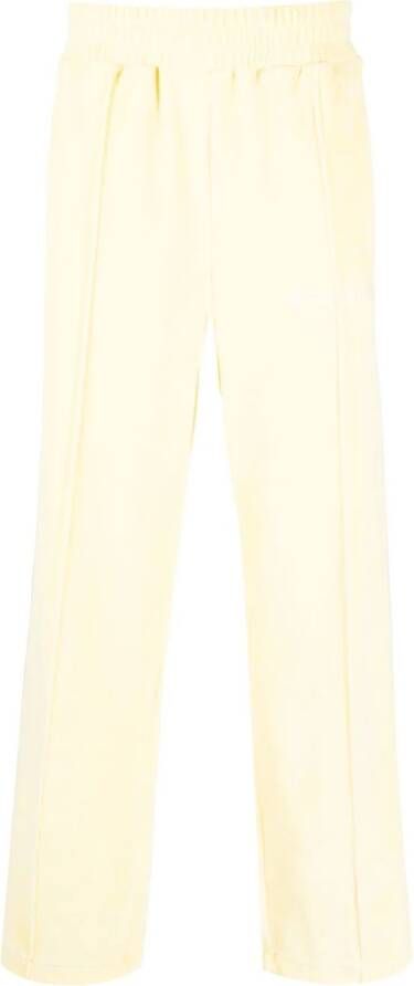 Palm Angels Trainingsbroek met gestreept detail Geel