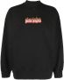 Palm Angels Sweater met logoprint Zwart - Thumbnail 1