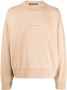 Palm Angels Sweater met logoprint Beige - Thumbnail 1
