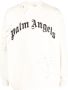 Palm Angels Sweatshirt met logo Beige Heren - Thumbnail 2