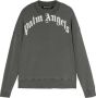 Palm Angels Sweater met logoprint Grijs - Thumbnail 1