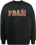 Palm Angels Sweater met logoprint Zwart - Thumbnail 1