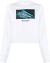 Palm Angels Sweater met print Wit - Thumbnail 1