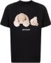 Palm Angels T-shirt met beerprint Zwart - Thumbnail 1