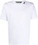 Palm Angels Heren Ronde Hals T-Shirt Heren Klassiek Katoenen T-Shirt Black White Heren - Thumbnail 2