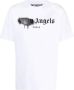 Palm Angels T-shirt met logo Wit - Thumbnail 1