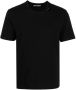 Palm Angels T-shirt met logo-applicatie en ronde hals Zwart - Thumbnail 1