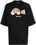 Palm Angels Katoenen T-shirt met teddybeerprint Zwart - Thumbnail 1