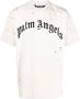 Palm Angels T-shirt met logoprint Wit - Thumbnail 1