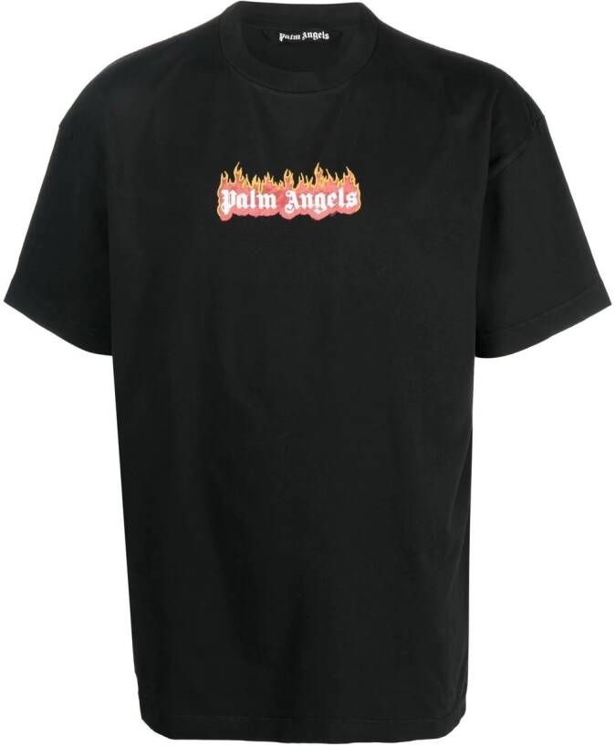 Palm Angels Heren T-Shirt van Hoge Kwaliteit Klassiek Ontwerp Black Heren