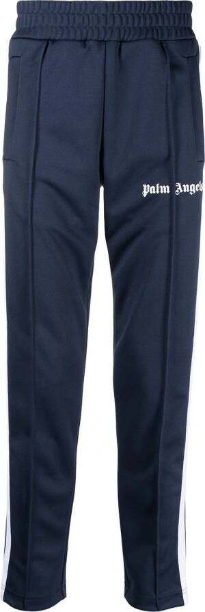Palm Angels Trainingsbroek met logoprint Blauw