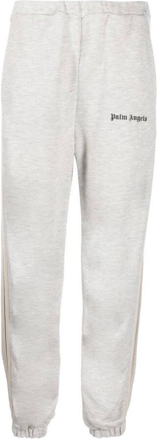 Palm Angels Trainingsbroek met logoprint Grijs