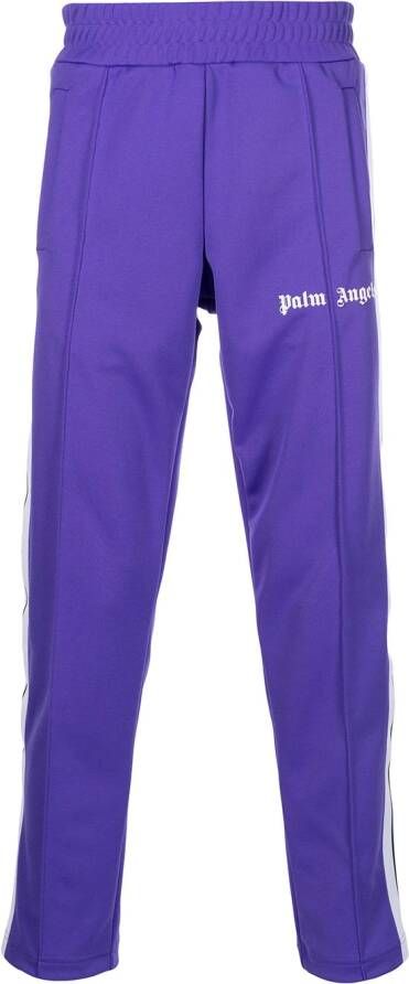 Palm Angels Trainingsbroek met logoprint Paars