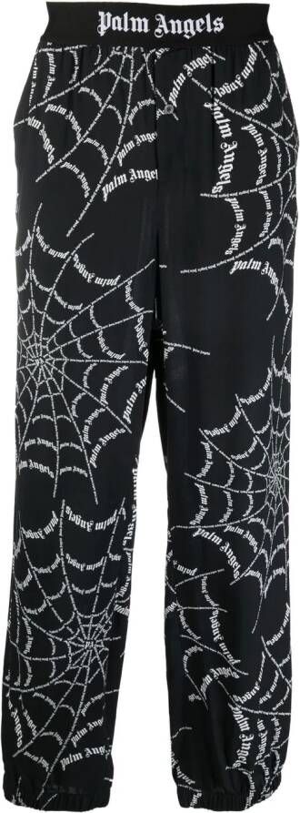 Palm Angels Trainingsbroek met print Zwart
