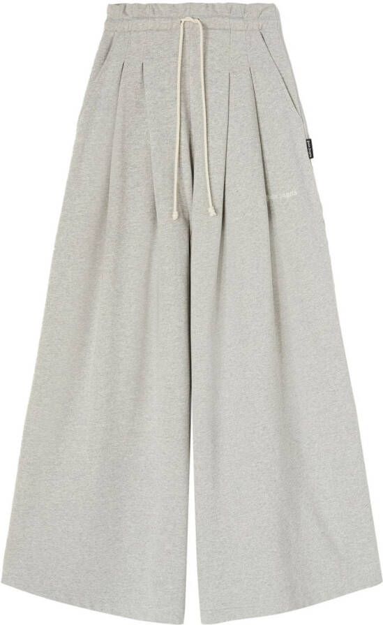 Palm Angels Trainingsbroek met wijde pijpen Grijs