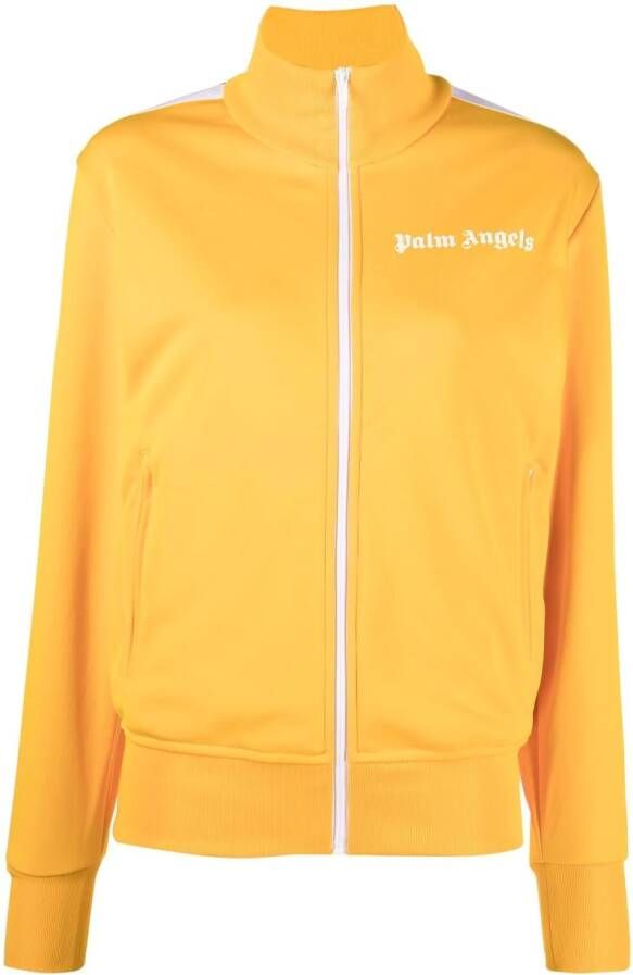 Palm Angels Trainingsjack met logoprint Geel