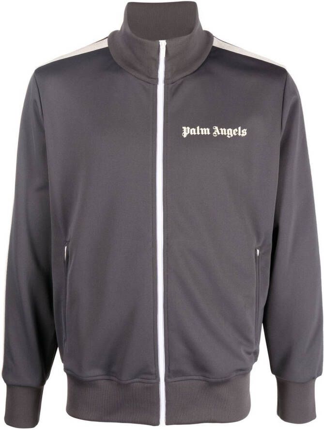 Palm Angels Trainingsjack met logoprint Grijs