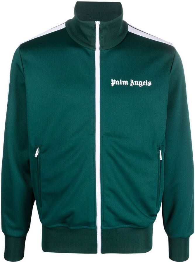 Palm Angels Trainingsjack met logoprint Groen