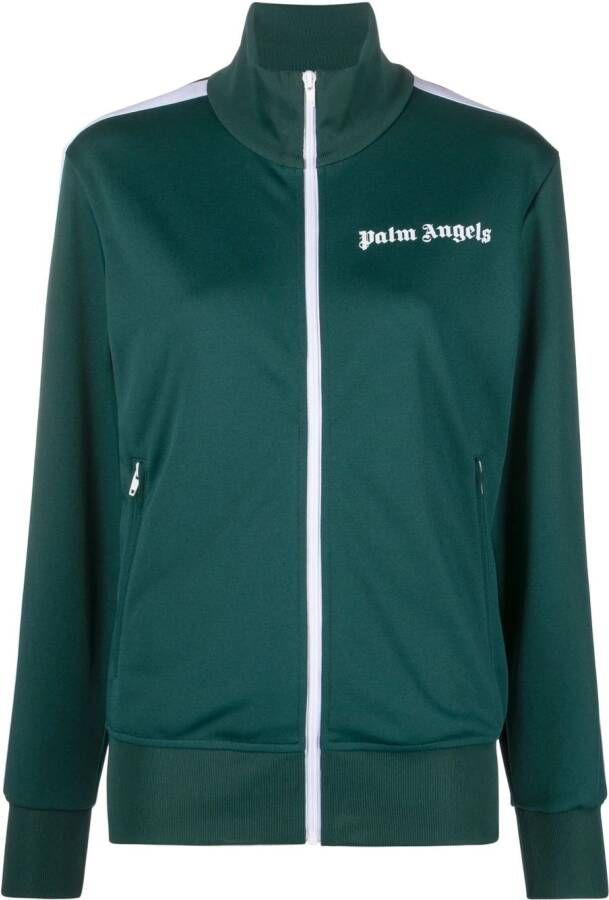 Palm Angels Trainingsjack met logoprint Groen