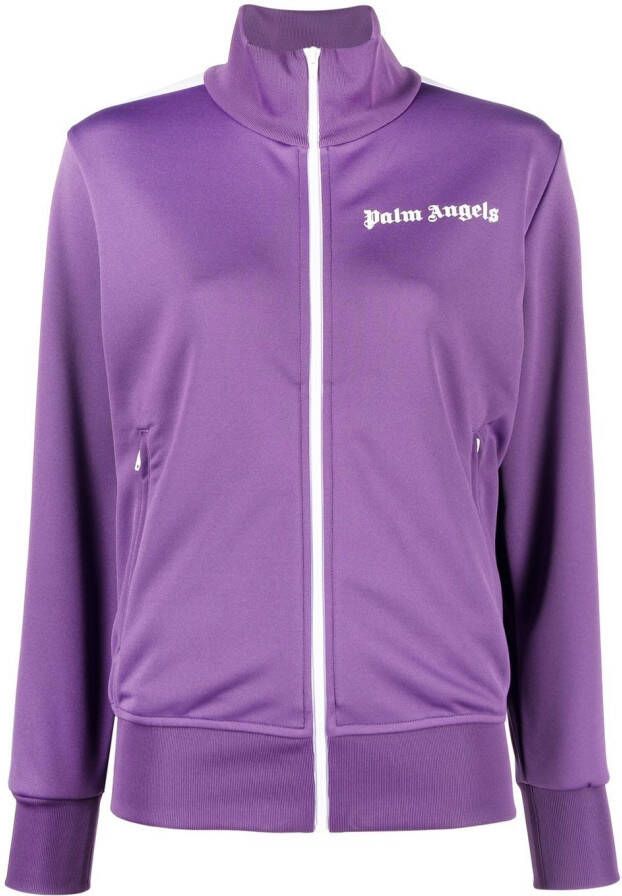 Palm Angels Trainingsjack met logoprint Paars