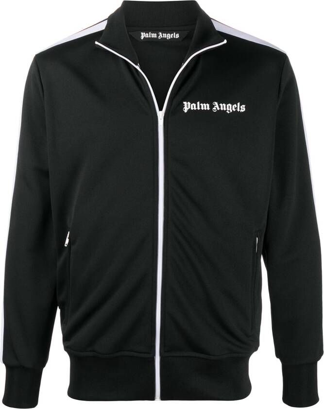 Palm Angels Trainingsjack met logoprint Zwart