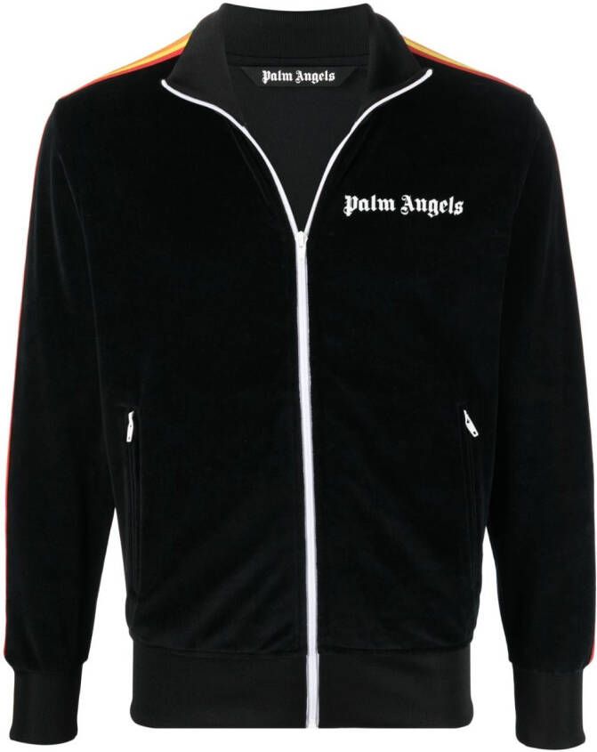 Palm Angels Trainingsjack met logoprint Zwart