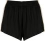 Palm Angels Trainingsshorts met zijstreep Zwart - Thumbnail 1