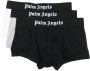 Palm Angels 3-pack boxershorts met logoband Grijs - Thumbnail 1