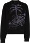 Palm Angels Trui met glitter Zwart - Thumbnail 1