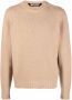 Palm Angels Trui met logo Beige - Thumbnail 1