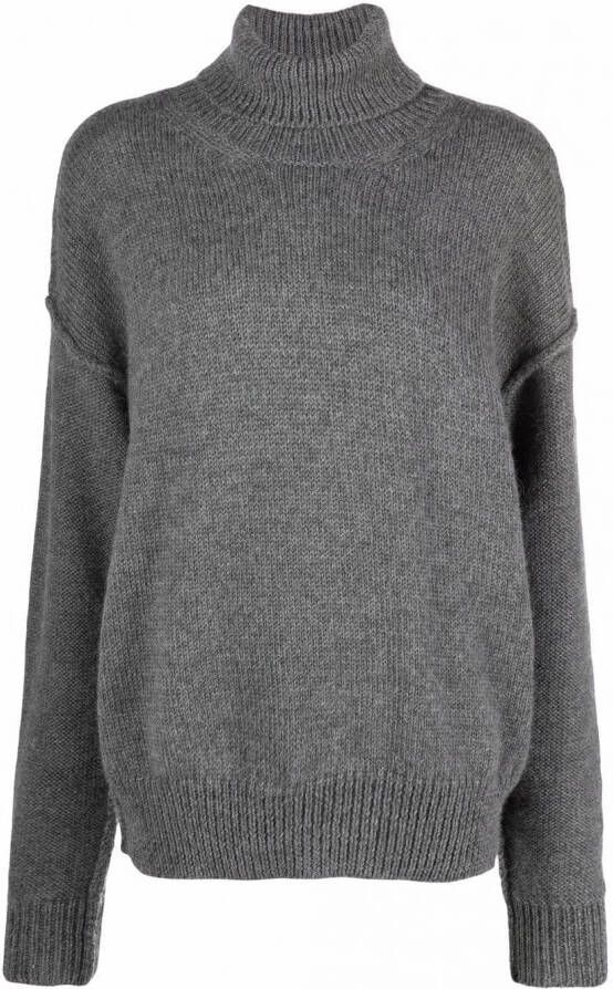 Palm Angels Trui met patch Grijs