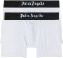 Palm Angels Twee boxershorts met logoband Wit - Thumbnail 1