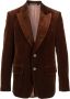 Palm Angels Fluwelen blazer Bruin - Thumbnail 1