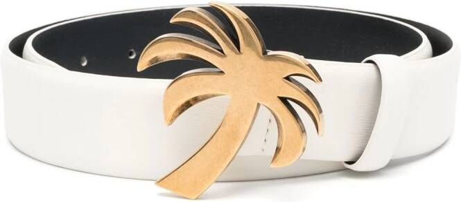 Palm Angels Verstelbare riem Wit