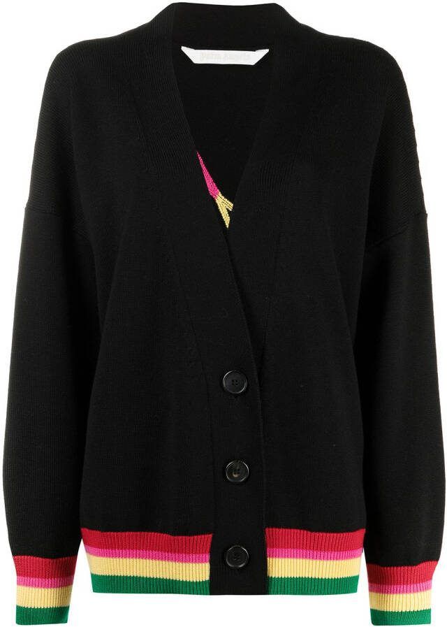 Palm Angels Vest met logo Zwart