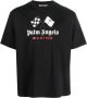 Palm Angels Racing katoenen T-shirt Zwart - Thumbnail 1